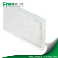 blank sublimation crystal with coating